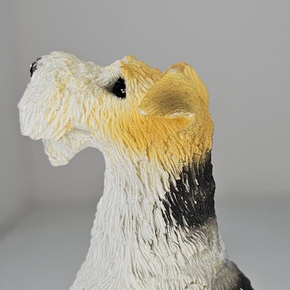Wire Fox Airedale Terrier Dog Figurine Resin Collectible Animal Decor *AS IS FLA - Picture 10 of 10